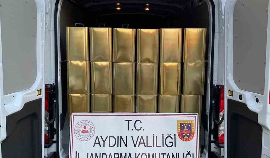 Aydın’da 3 ton 600 litre sahte zeytinyağı ele geçirildi