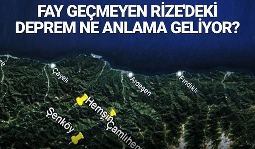 Rize’deki deprem ne anlama geliyor? Büyük deprem tehlikesi var mı? İki uzmandan Rize açıklaması