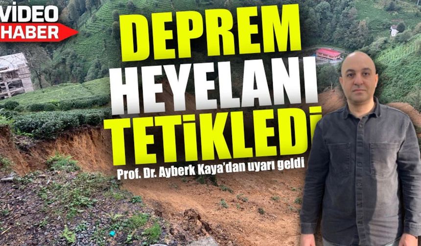 Karadeniz'de depremlerle 'heyelan' tehlikesi