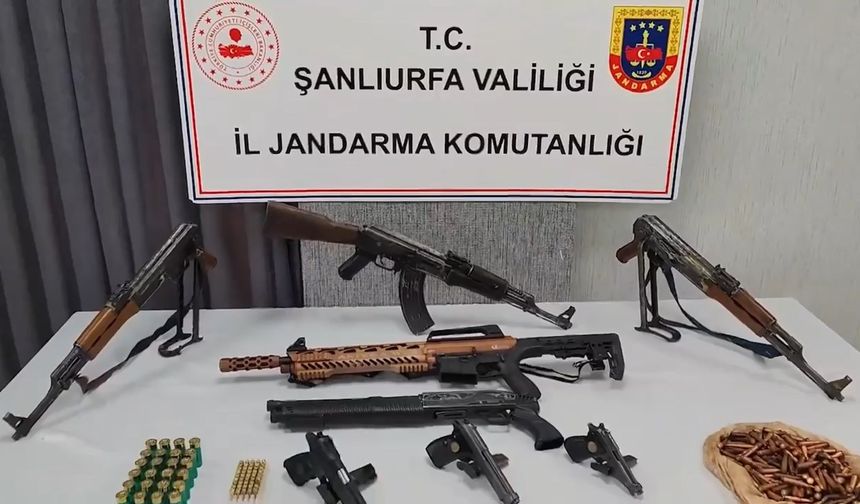 Şanlıurfa'da silah kaçakçılığı operasyonu: 5 gözaltı