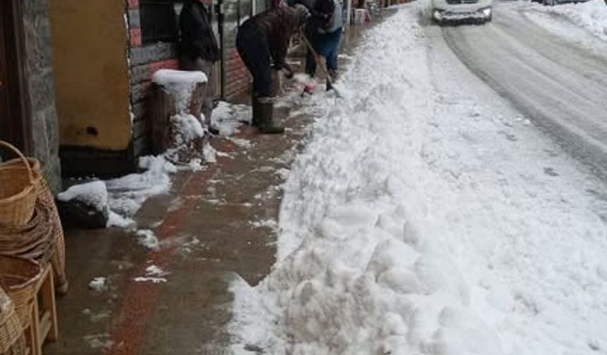 Rize'de aşırı buzlanma, bir ilçede okullar tatil