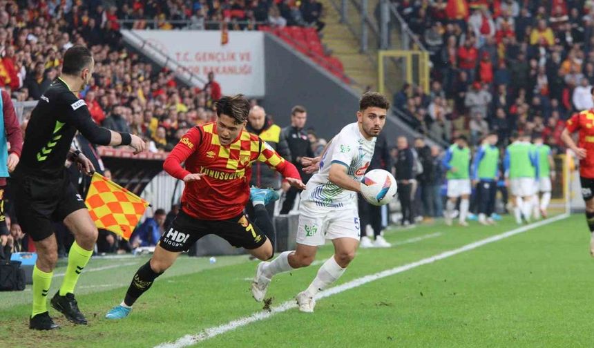 Trendyol Süper Lig: Göztepe: 3 - Çaykur Rizespor: 0