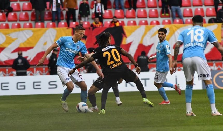 Kayserispor evinde Trabzonspor’u 10 maçtır yenemiyor