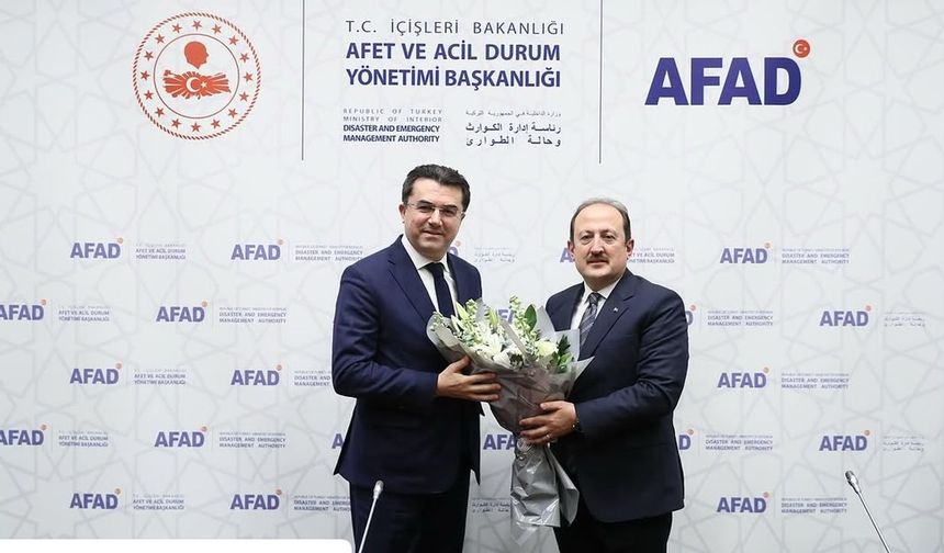 Rizeli AFAD Başkanı görevine başladı