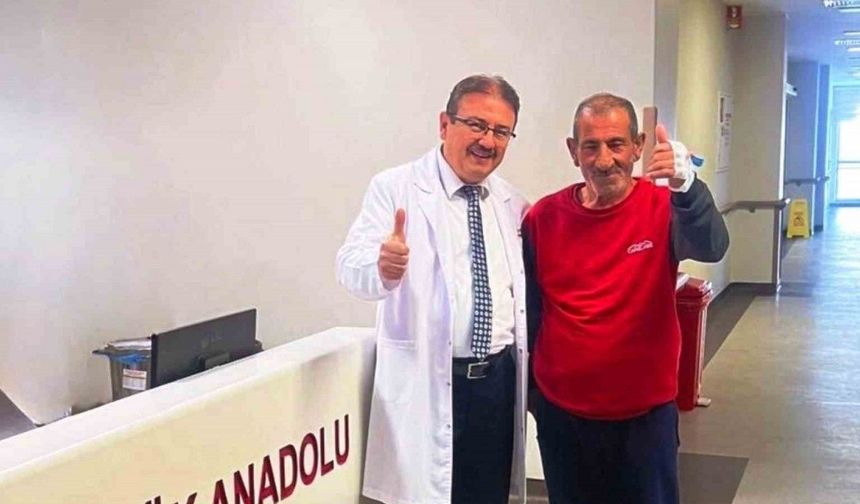 Artvinli hasta Samsun’da şifa buldu