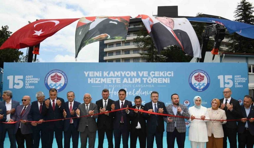 Trabzon Büyükşehir araç filosunu güçlendiriyor