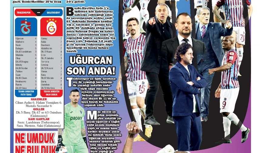 Trabzonspor, taraftarlarını hayal kırıklığına uğrattı