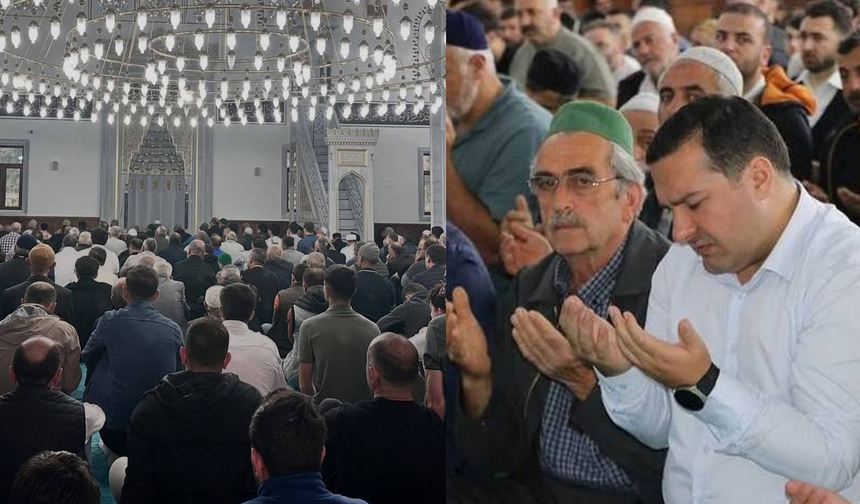Ardeşen'de Ensar Camii'nde İlk Namaz Coşkusu!