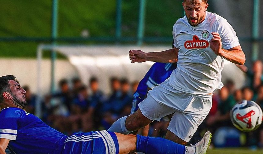 Erzurumspor FK, Rizespor’u hazırlık maçında 1-0 mağlup etti